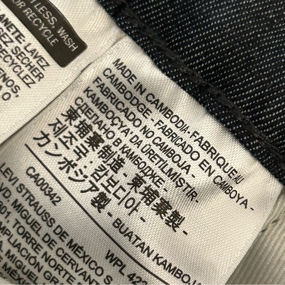 ❤️ Levi’s Men's Levi's Pull On Taper Classic Gray relaxed Pants XL - Picture 11 of 12